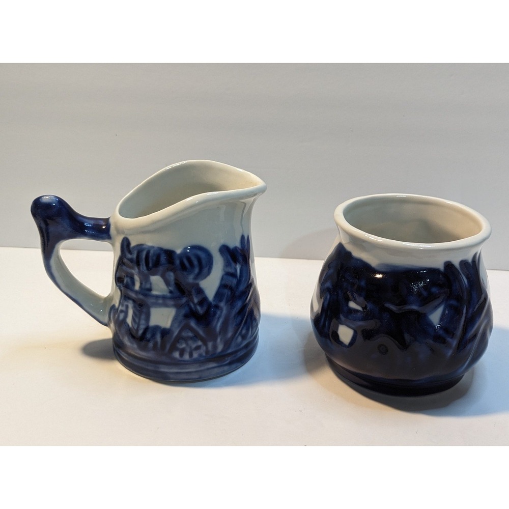 Indian chief head and Teepee creamer and‎ sugar